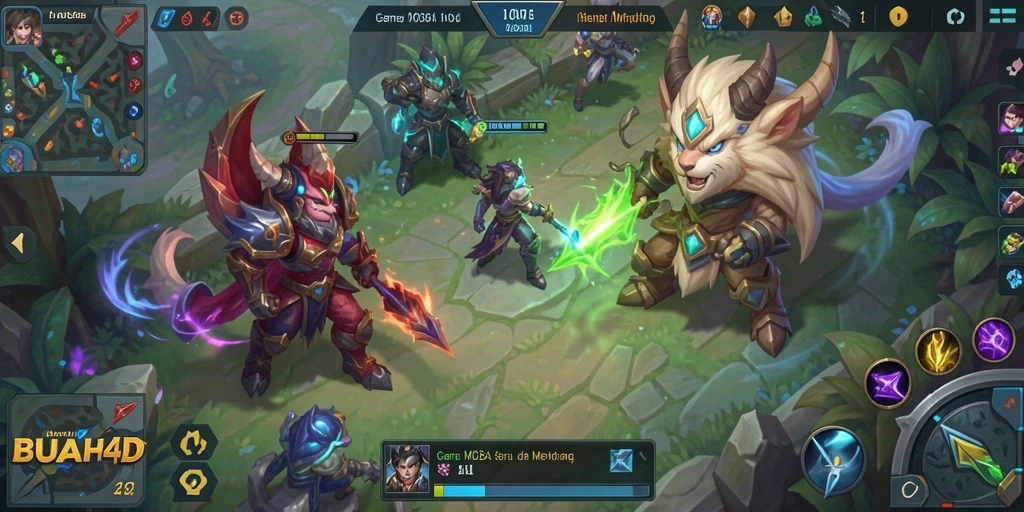 Gameplay BUAH4D yang seru dalam aksi tim.