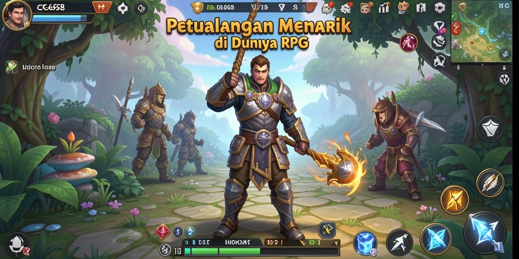 Screenshot G668 menunjukkan aksi mendebarkan di dunia RPG yang menakjubkan.