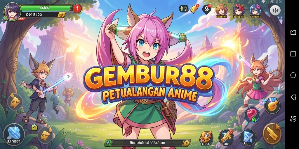 Gameplay seru di dunia Anime yang penuh petualangan.