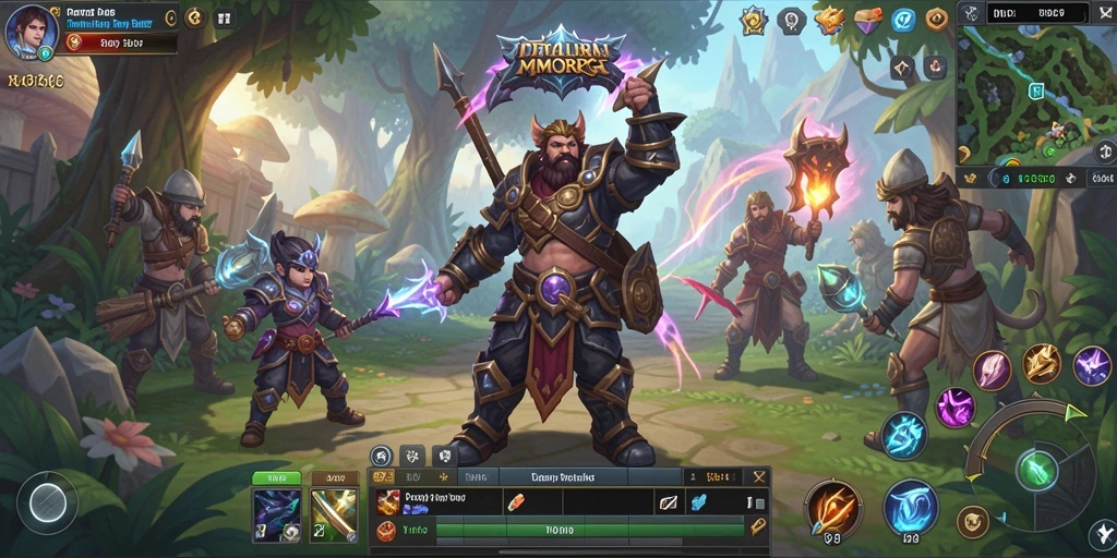 Tampilan gameplay menakjubkan dari IDEBET dalam dunia MMORPG.
