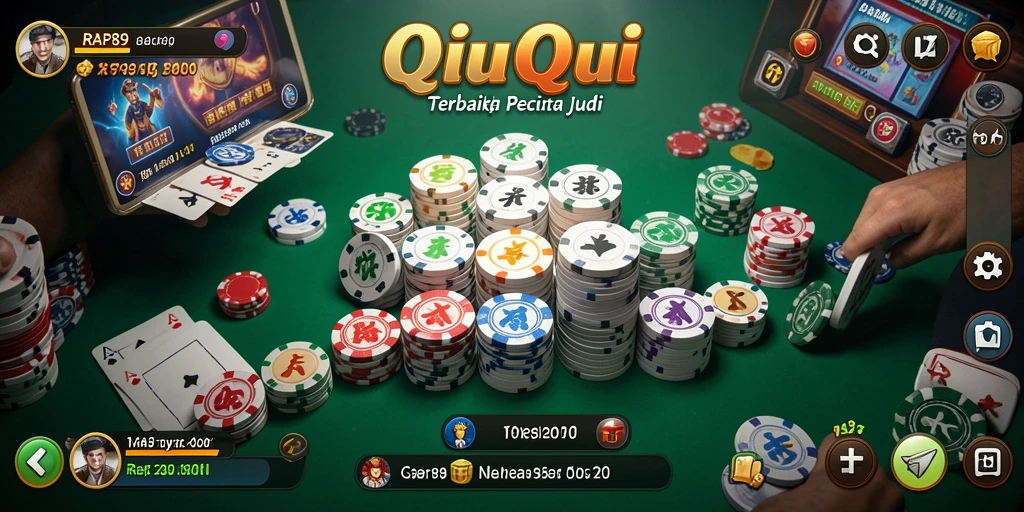 Tampilan gameplay QiuQiu yang menarik di RAP89.