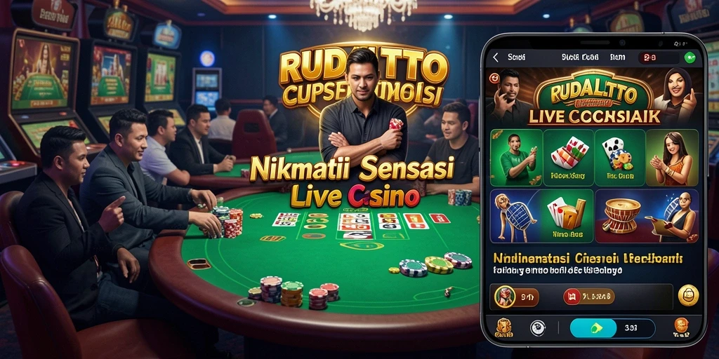 Tangkapan layar RUDALTOTO menampilkan dealer langsung dan tampilan permainan yang mendebarkan.