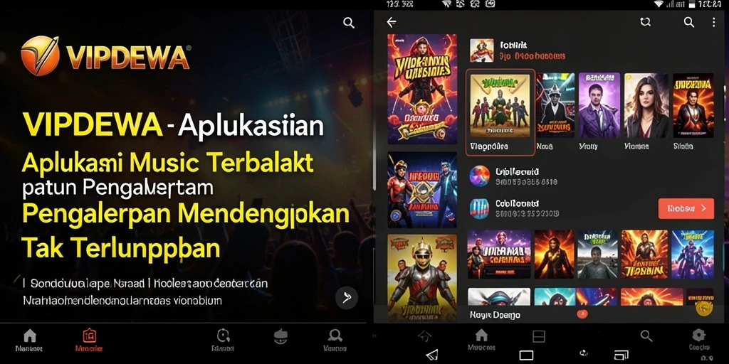 Tampilan gameplay VIPDEWA yang menampilkan antarmuka pengguna yang menarik.